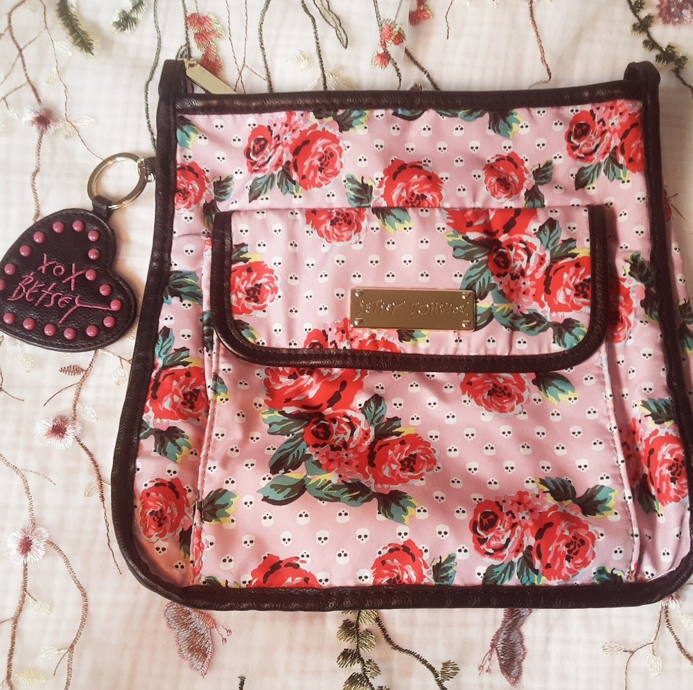 Betsey Johnson Pink Crossbody Bag